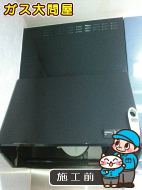 愛知県小牧市でのKLR-3S-AP901RSV(右排気)／KLR-3S-AP901LSV(左排気)への交換工事前の状態（春日井店）