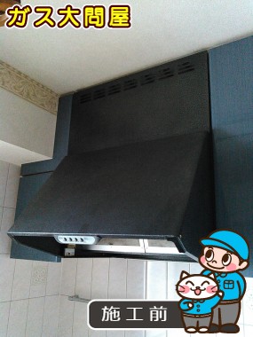 愛知県岡崎市でのKLR-3S-AP601RSV(右排気)／KLR-3S-AP601LSV(左排気)への交換工事前の状態（刈谷店）