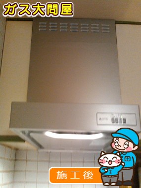 KLR-3S-AP601RSV(右排気)/KLR-3S-AP601LSV(左排気)への交換工事