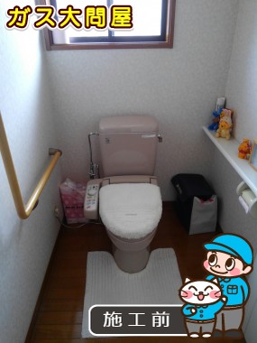 愛知県海部郡蟹江町でのCW-KB21への交換工事前の状態（中村店）