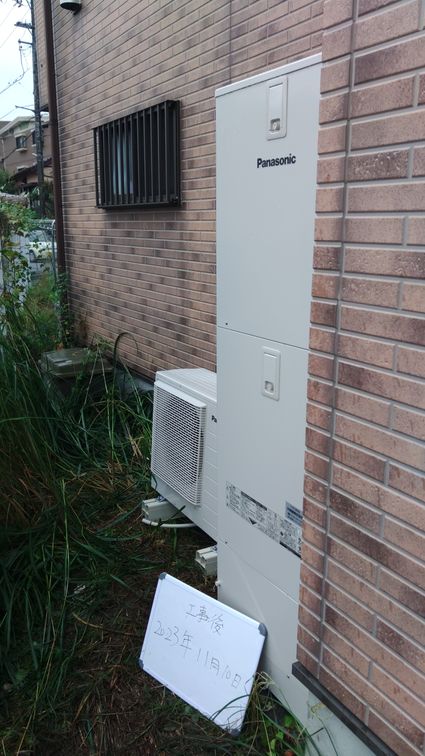 HE-S37LQS＋HE-TQWLW＋AD-HEH44NA-Cへの交換工事