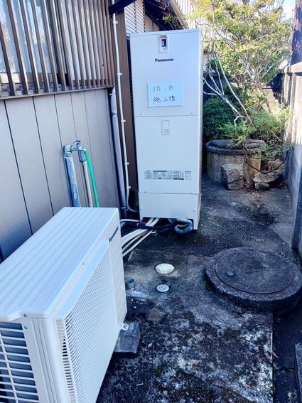 HE-S37LQS＋HE-TQWLW＋AD-HEH44NA-Cへの交換工事