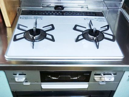 RS21W28P12TVL(左強火力)／RS21W28P12TVR(右強火力)への交換工事