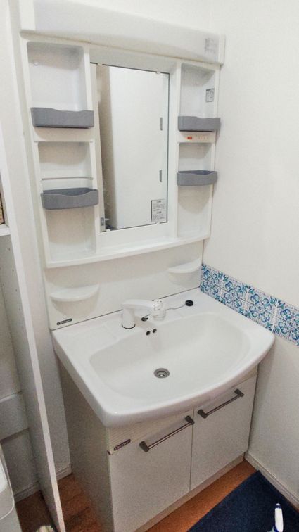 埼玉県日高市でのVシリーズへの交換工事前の状態（川越店）