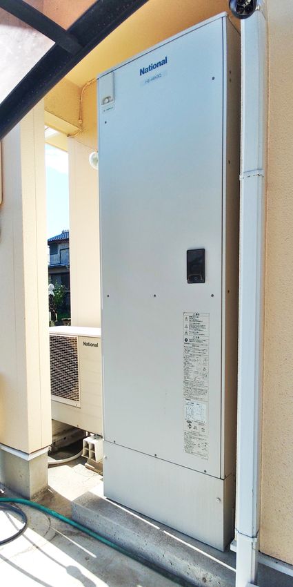 愛知県豊川市でのHE-S37LQS＋HE-TQWLW＋AD-HEH44NA-Cへの交換工事前の状態（豊橋店）