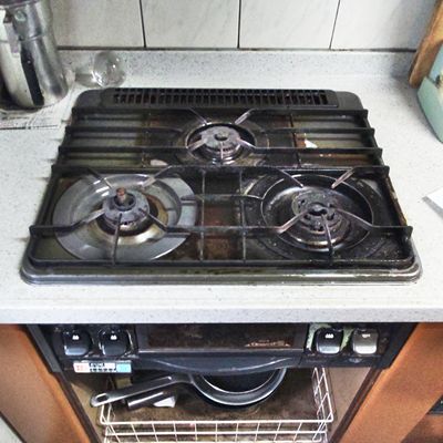 愛知県みよし市でのRS32W44C50DVWへの交換工事前の状態（みよし店）