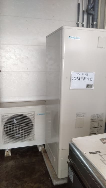 EQX37XFV+BRC083F1+KKC022E4への交換工事