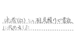 福岡県福岡市城南区 I様からの工事完了後評価