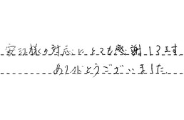愛知県名古屋市名東区 N様からの工事完了後評価